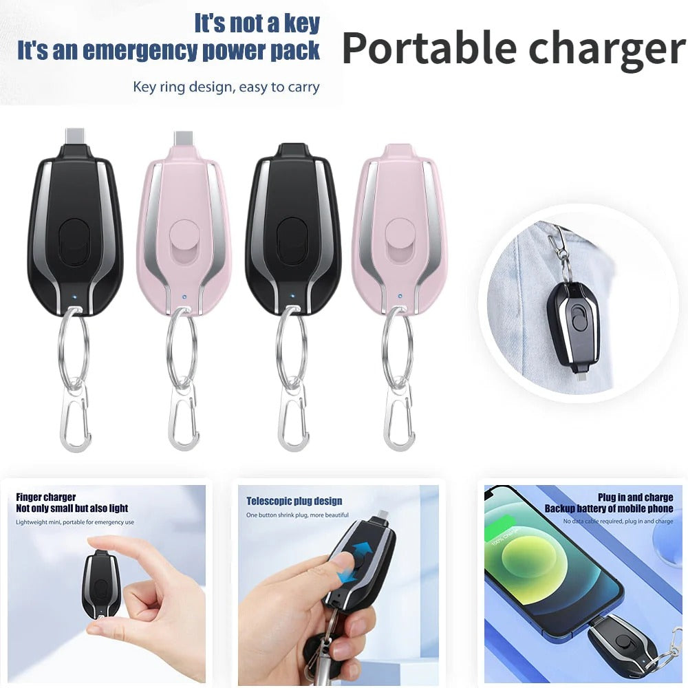 Portable Keychain Charger